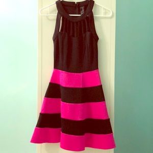 Trixxi Black and Pink Dress Size 3